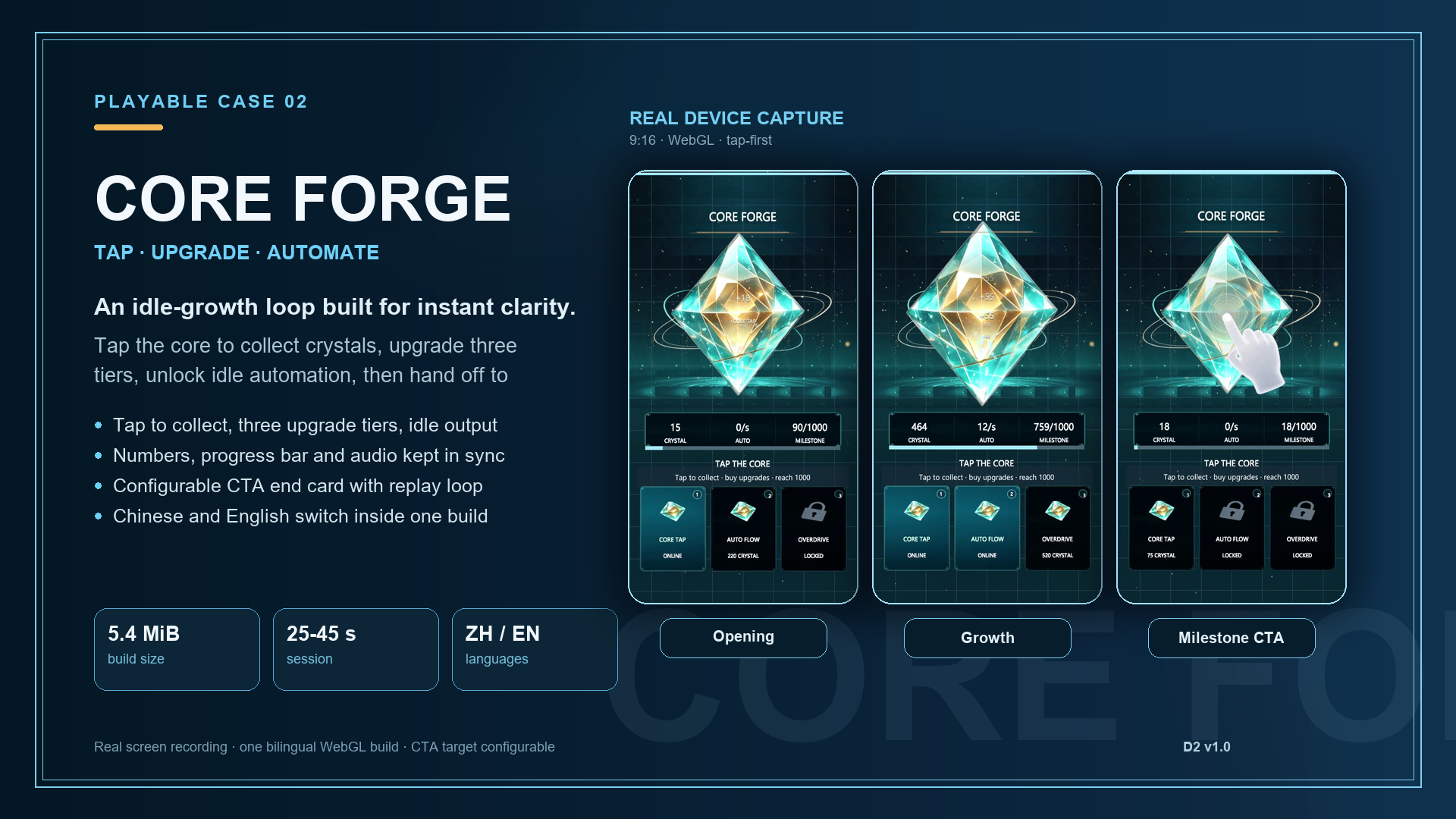 Case 02 Core Forge playable case card